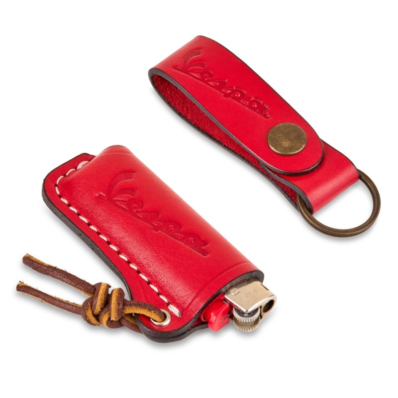 Ayı Kamp Vespa Çakmak & Anahtarlık Seti (Kırmızı)